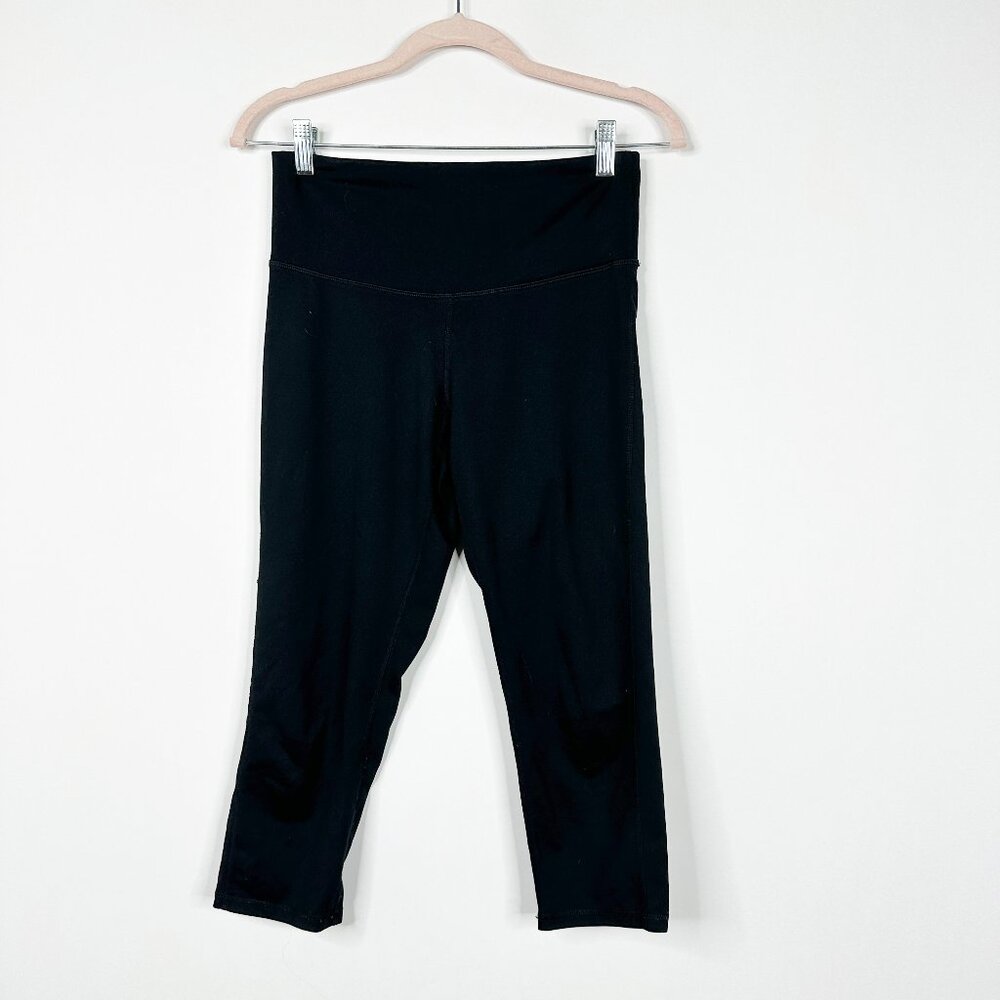 2/$30 Champion Pull on Yoga Capri Leggings Black Medium #A1513